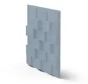Pastellblau Melange