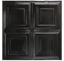 Textured Black Satin