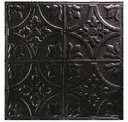 Textured Black Satin