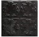 Textured Black Satin