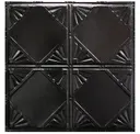 Textured Black Satin