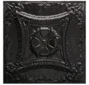 Textured Black Satin