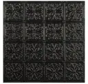 Textured Black Satin