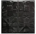 Textured Black Satin