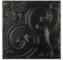 Textured Black Satin