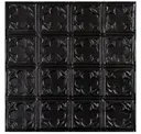 Textured Black Satin