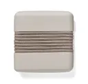 Cream Aluminum And Beige Rope