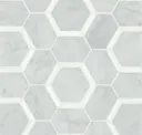 White Cararra & Thassos Marble Blend