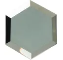 Aqua Frost 4" Hexagon