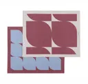 Beet Red & Sky Blue