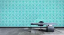 Teal On White