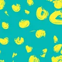 Teal + Yellow