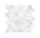 Carrara Abisso Hexagon Mosaic