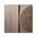 Travertine Beige With Gold Leaf
