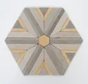 Antique Gray & Sand Yellow