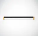 12 In Matte Black With Satin Brass (gloss Lacquer)