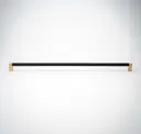 18 In Matte Black With Satin Brass (gloss Lacquer)