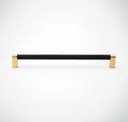 8.6 In Matte Black With Satin Brass (gloss Lacquer)