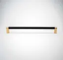 9.25 In Matte Black With Satin Brass (gloss Lacquer)