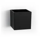 6,5 Cm Cube Laquered Black