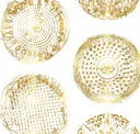 Gold On White