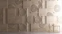 Travertine Beige With Gold Leaf