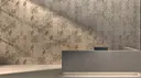 Crema Limestone With Silver Leaf
