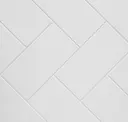 White Herringbone Tile