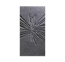 Grey Fantasy Marble  - No Leafing