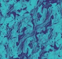 Indigo On Teal